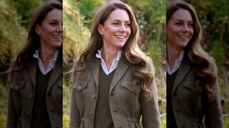 Kate Middleton rit en étant photographiée avec des boucles rebondissantes en avril 2025