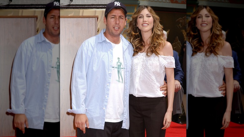 Jackie et Adam Sandler en 2005