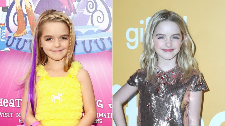 McKenna Grace dans une robe jaune