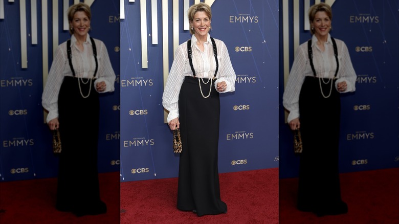 Wendie Malick sur le tapis rouge aux Emmy 2025