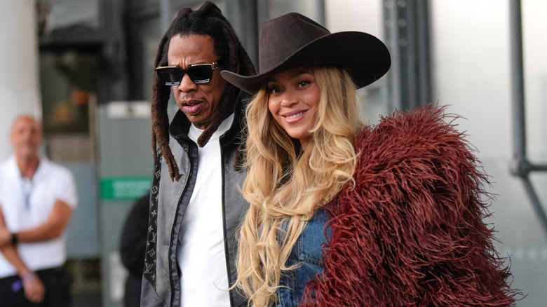 Beyonce et Jay-Z au Louis Vuitton Menswear Spring / Summer 2026 Show dans le cadre de la Fashion Week de Paris le 24 juin 2025 à Paris