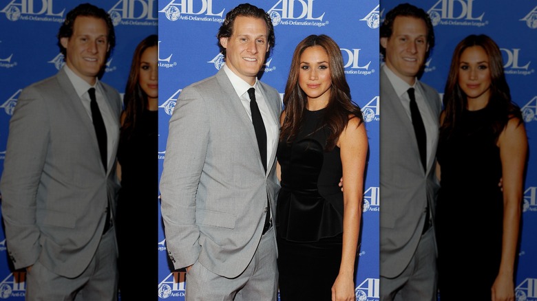 Meghan Markle sur le tapis rouge avec Trevor Engelson