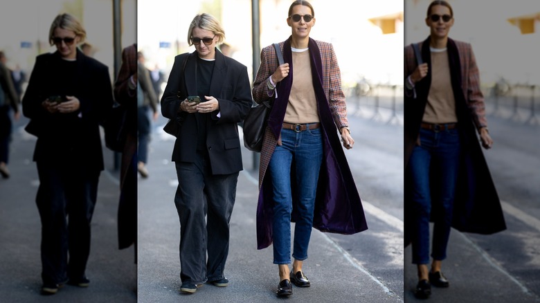 Un invité est photographié lors de la Fashion Week de Milan 2025