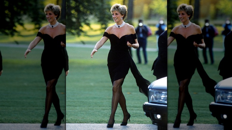 La princesse Diana dans sa célèbre robe noire de vengeance en juin 1994