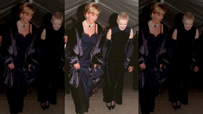 La princesse Diana et Liz Tilberis au Met Gala 1996
