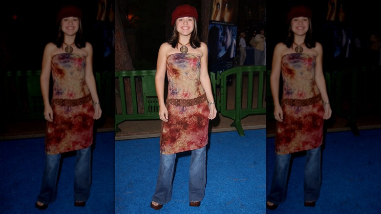 Kelly Clarkson sur le tapis rouge en 2002