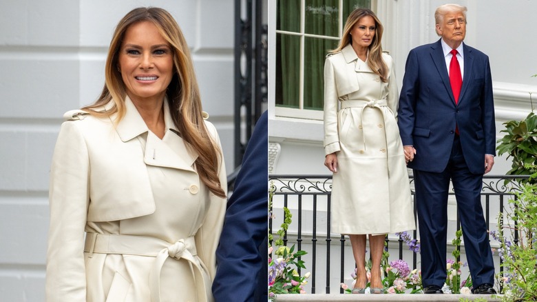 Melania Trump à l'événement de Pâques 2025 à la Maison Blanche