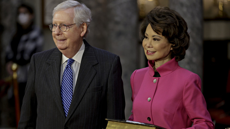 Mitch McConnell et Elaine Chao janvier 2021