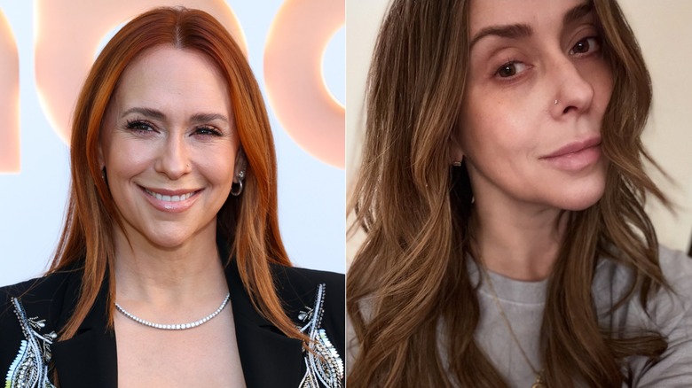 Jennifer Love Hewitt avec et sans maquillage, photos côte à côte