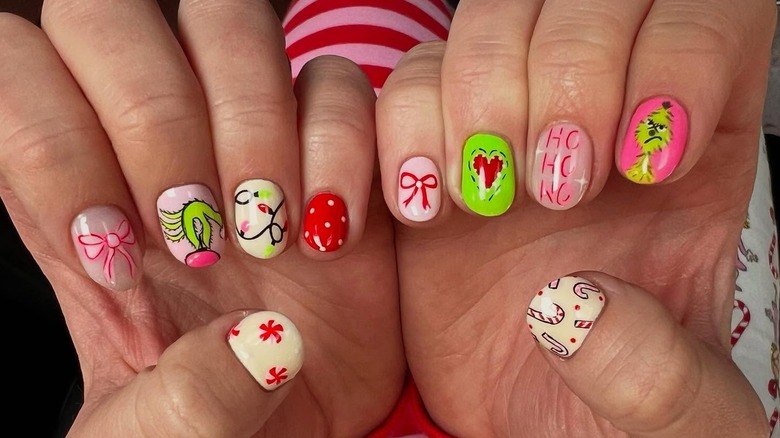 Nail art Grincheux