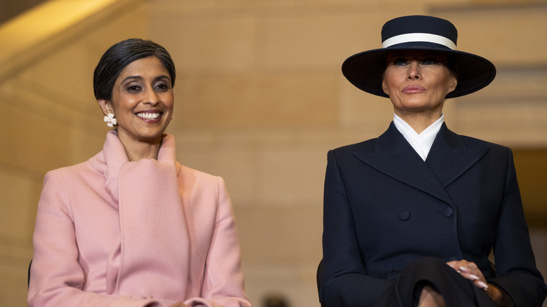 Melania Trump et Usha Vance le jour de l'inauguration 2025