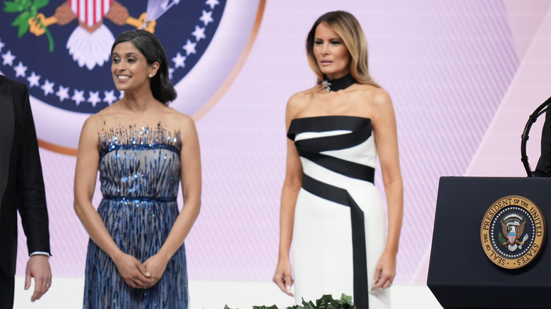 Melania Trump et Usha Vance au bal du commandant en chef 2025