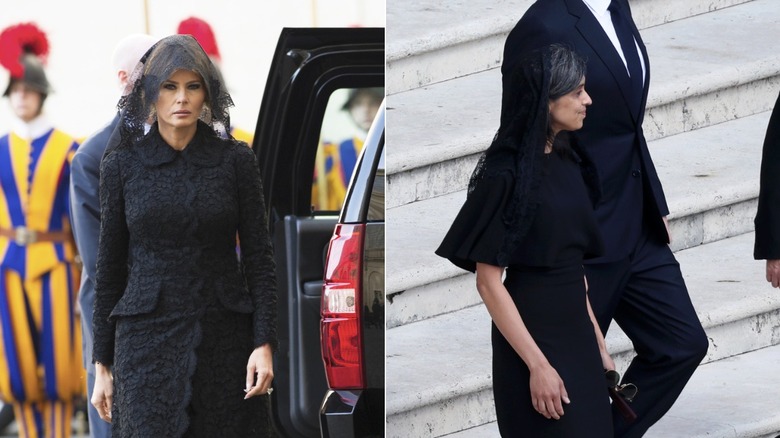 Melania Trump rencontre le pape François en mai 2017/usha rencontre le pape Léon en 2025