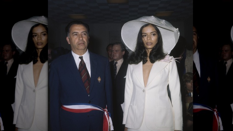 Bianca Pérez-Mora Macias lors de son mariage avec Mick Jagger en 1971