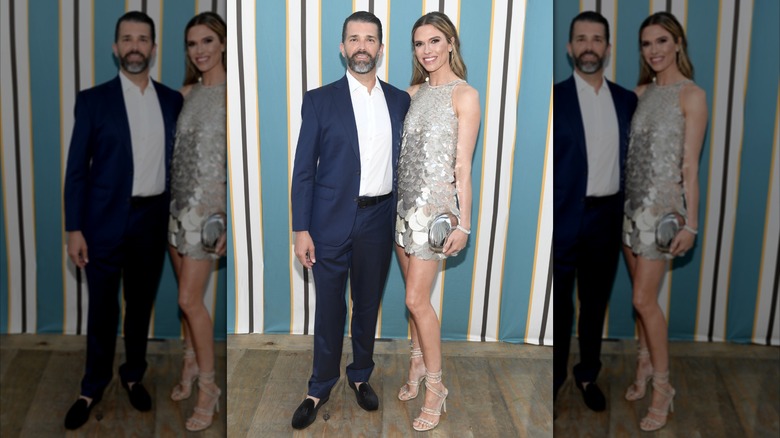 Bettina Anderson et Donald Trump Jr. lors d'un événement