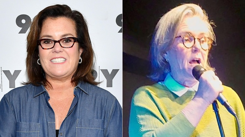 Rosie O'Donnell en 2017 et 2015, photos côte à côte