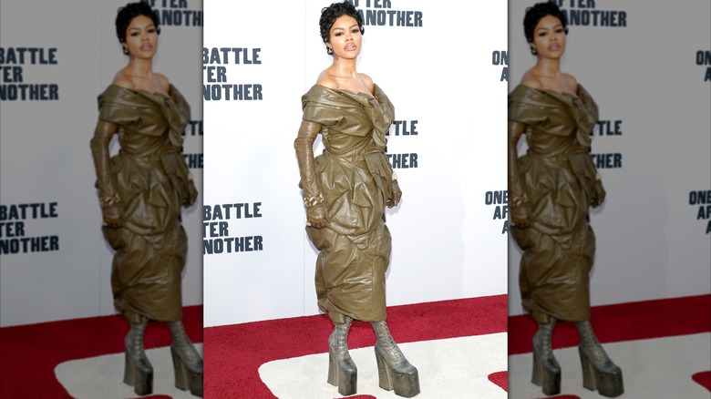 Teyana Taylor à la première mondiale de One Battle After Another au TCL Chinese Theatre 2025