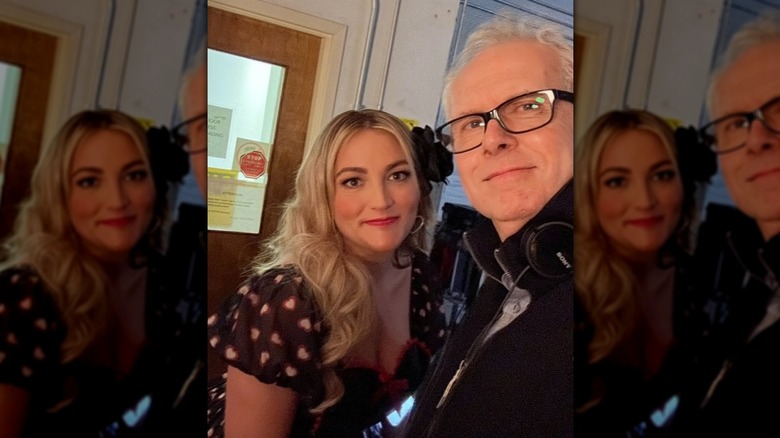 Jamie Lynn Spears sur le tournage de son émission