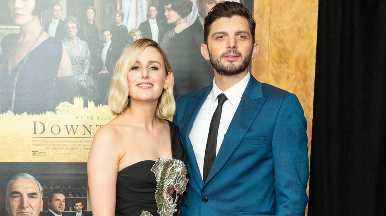 Laura Carmichael et Michael C. Fox à la première de Downton Abbey