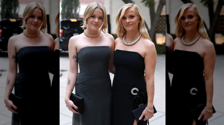 Ava Phillippe et sa maman Reese Witherspoon jumelées en tenue de soirée
