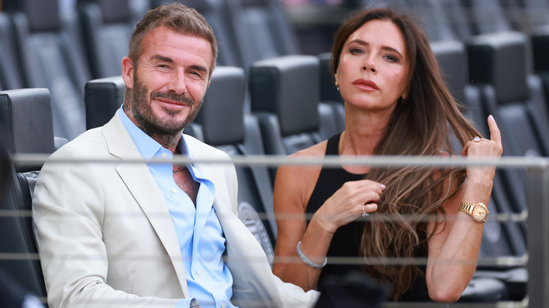 David Beckham et Victoria Beckham sont vus en 2022 à Paris, France