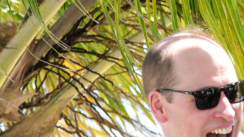 Kate Middleton et le prince William vêtus de bleu au Belize