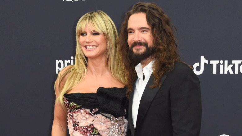 Heidi Klum et Tom Kaulitz, aux Bambi Awards 2025 aux studios Bavaria, à Munich, où elle était lauréate.