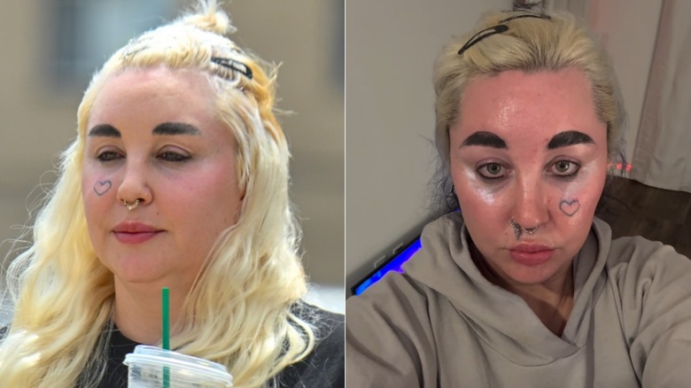 Image partagée d'Amanda Bynes en 2024 et 2026.