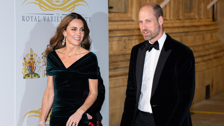 Kate Middleton et le prince William lors d'un événement