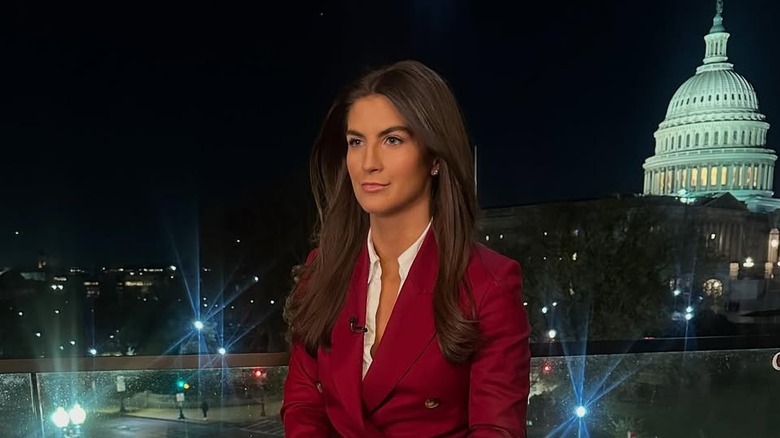 Capture d'écran de Kaitlan Collins lors d'une couverture médiatique via Instagram