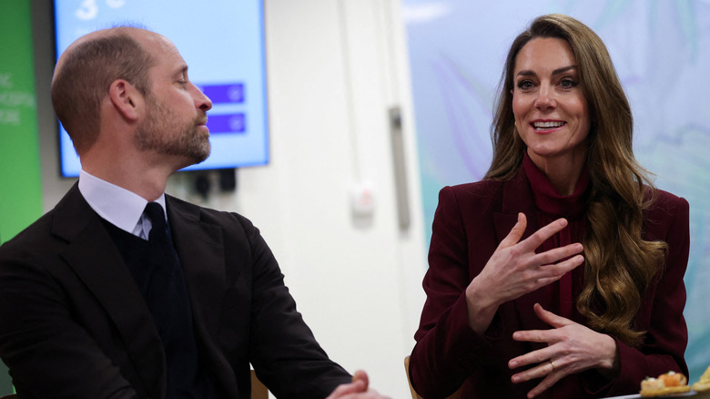 Le prince William et Kate Middleton à l'hôpital Charing Cross de Londres le 8 janvier 2026