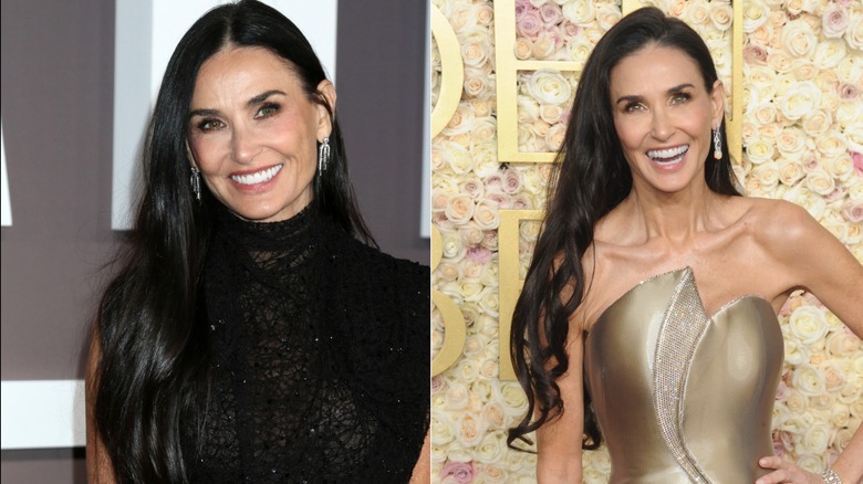 Demi Moore souriante