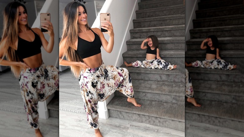 Taylor Frankie Paul porte un pantalon à fleurs