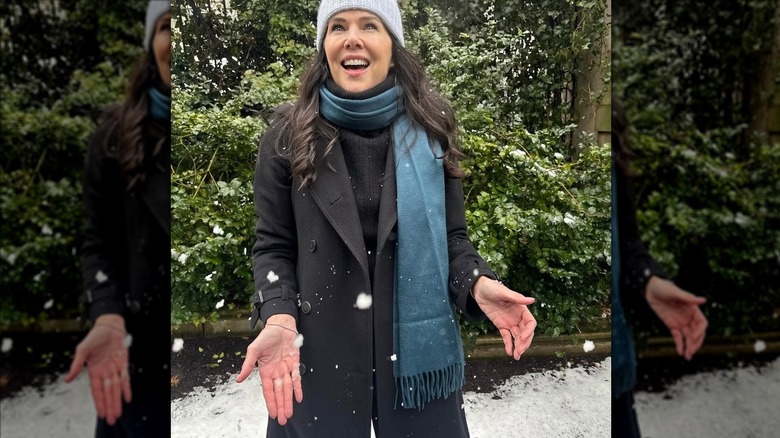 Lauren Graham dans la neige