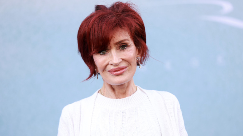 Sharon Osbourne sourit sur le tapis rouge en 2024