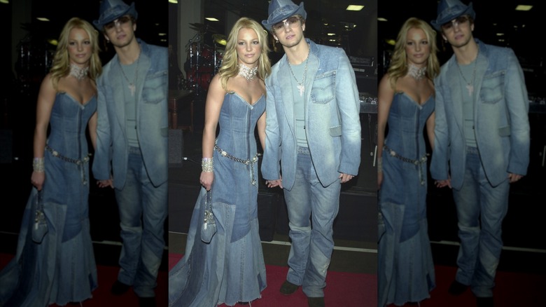 Justin Timberlake et Britney Spears souriants
