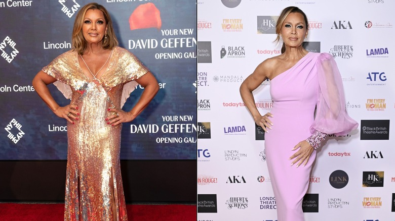 De gauche à droite : Vanessa Williams assiste au gala de l'Orchestre philharmonique de New York célébrant l'ouverture du nouveau David Geffen Hall au Lincoln Center le 26 octobre 2022 / D : Vanessa Williams assiste aux Black British Theatre Awards 2025