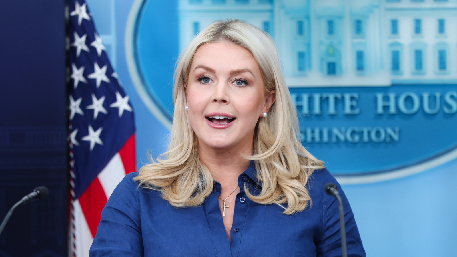 Karoline Leavitt a servi de sérieuses vibrations à Farrah Fawcett dans ce cliché de Thanksgiving