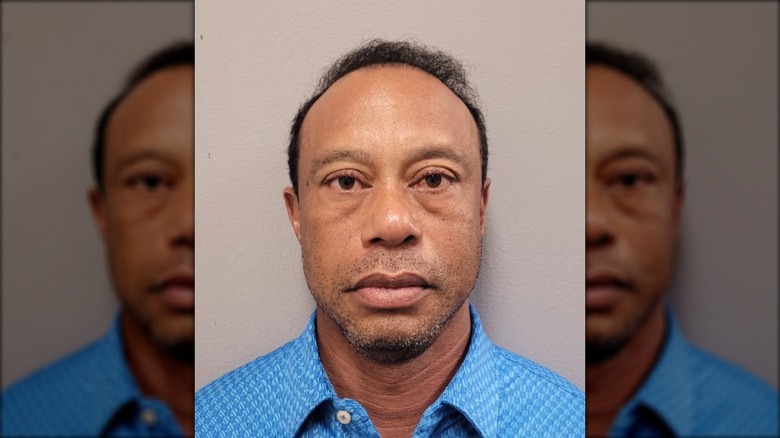 Photo de Tiger Woods après son arrestation en mars 2026
