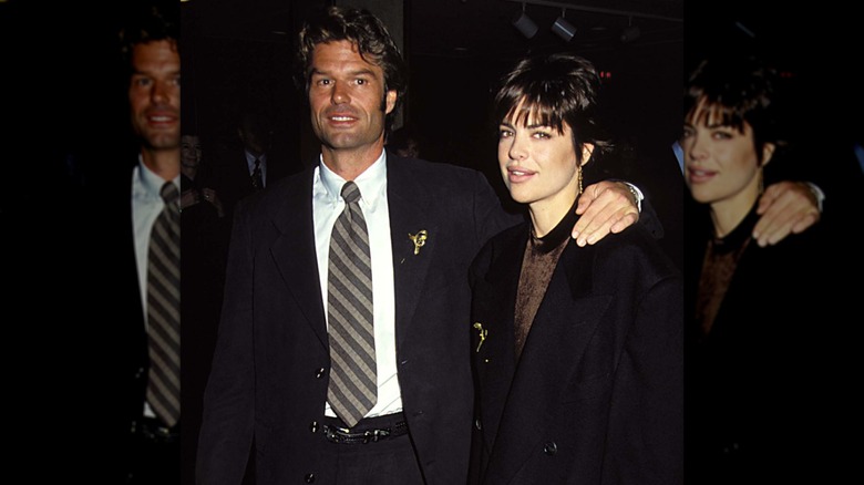 Harry Hamlin et Lisa Rinna pendant la 