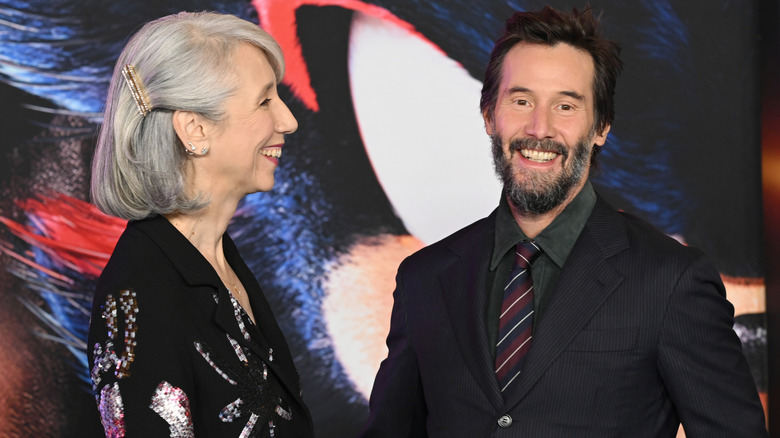 Alexandra Grant et Keanu Reeves à la première de Sonic the Hedgehog 3 au TCL Chinese Theatre