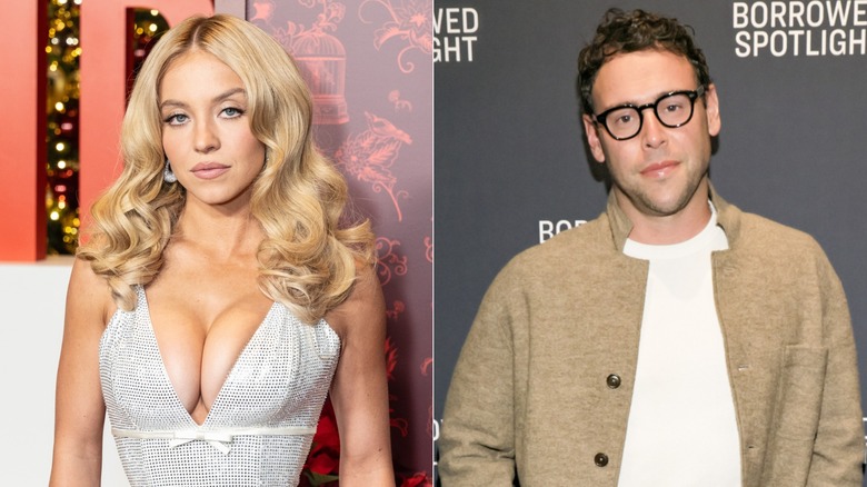 Prises de vue côte à côte de Sydney Sweeney et Scooter Braun