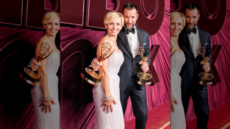 Noah et Sara Wyle aux Emmy Awards 2025