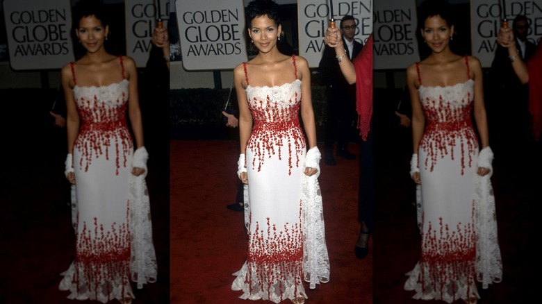 Halle Berry lors de la 57ème édition des Golden Globe Awards 2000