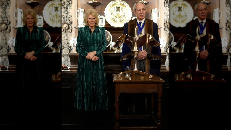 La reine Camilla assiste à une réception à la Vintners' Company le 18 février 2026