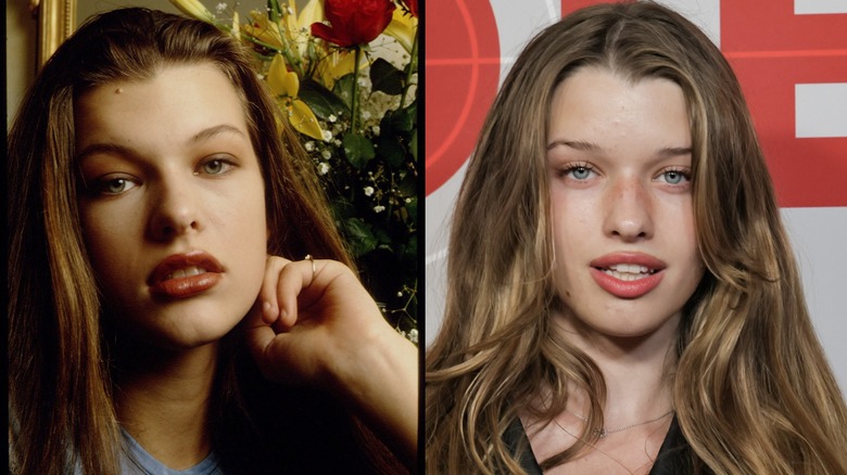 Photos côte à côte de Milla Jovovich et de sa fille Ever Gabo Anderson