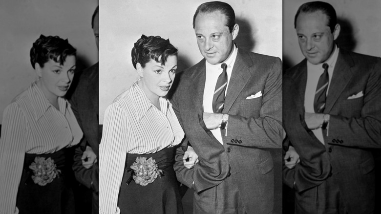 Judy Garland debout à côté de Sid Luft