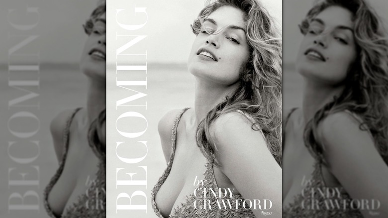 Cindy Crawford sur la couverture de ses mémoires Becoming