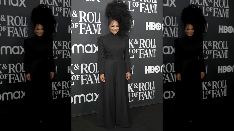 Janet Jackson à la cérémonie d'intronisation au Rock & Roll Hall Of Fame, 2022