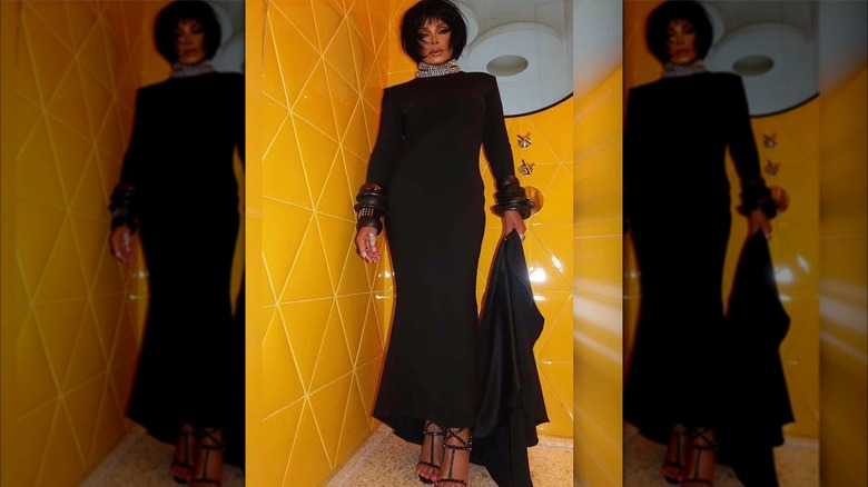 Janet Jackson dans une robe Christian Siriano